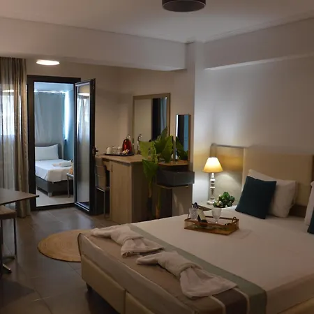 Aqua Mare Sea Side Rooms Nea Kallikrateia Buitenkant foto
